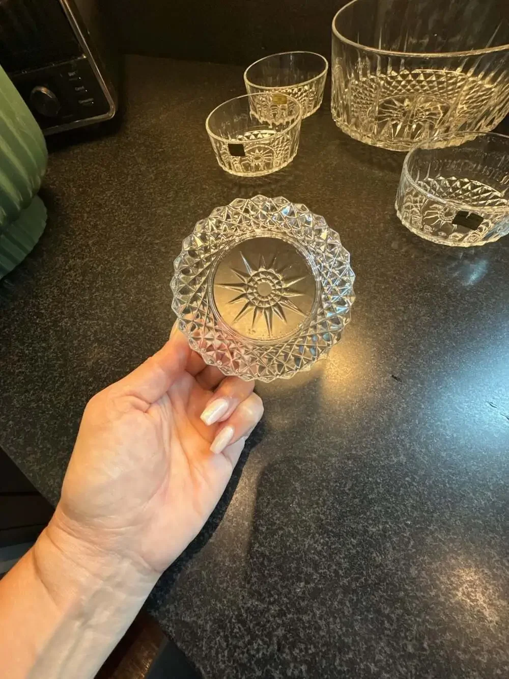 Arcoroc Diamant Fruit and Dessert Set 7 Pieces